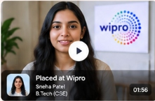Sneha Patel - Placed at Wipro